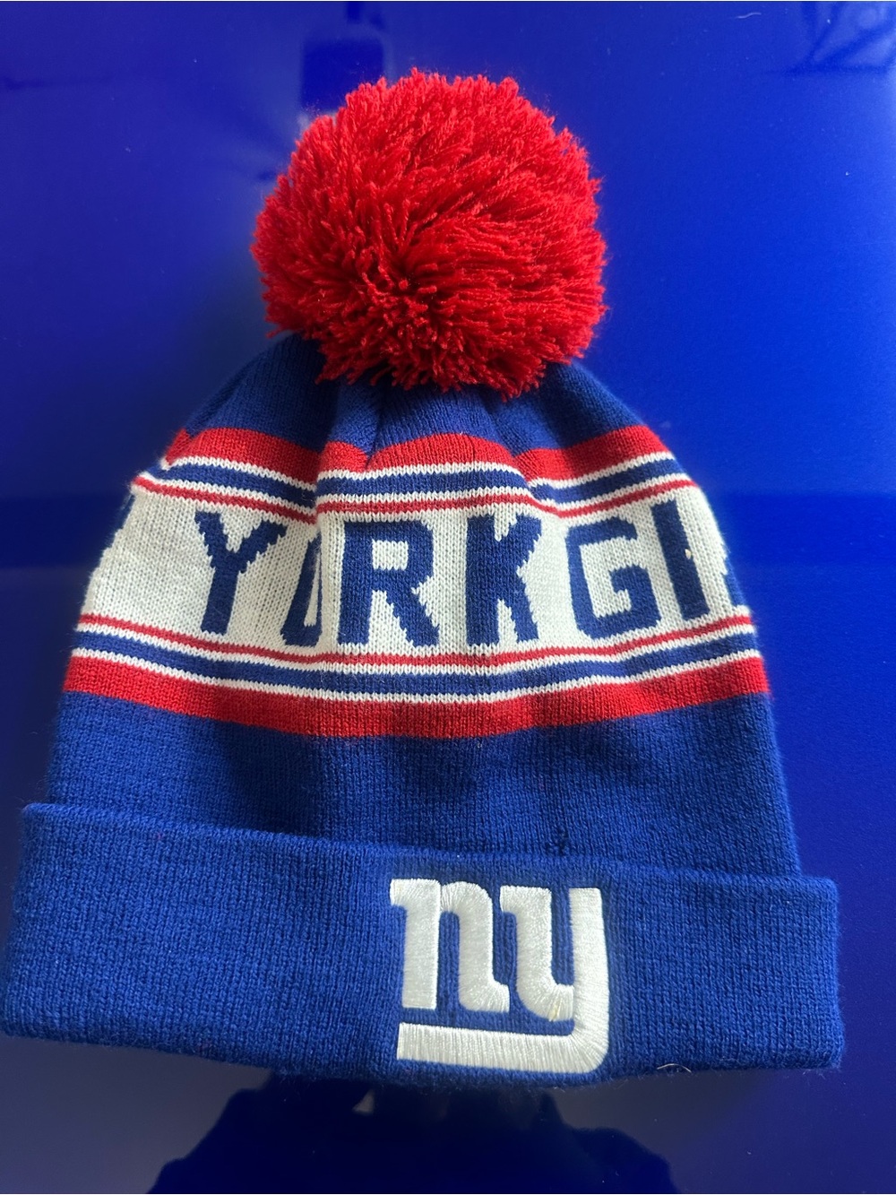 New York Giants Kids Beanie Hat